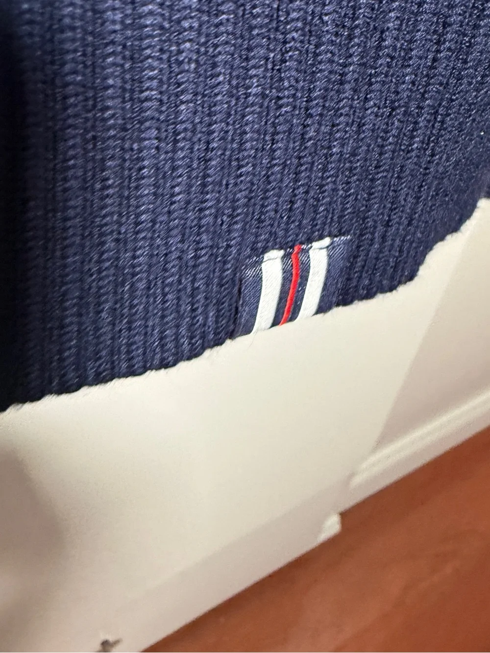 Fila Men's Navy Button-Front Cardigan Sweater Vintage Small